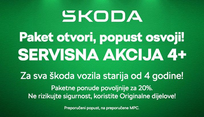 4+ Servisna akcija - ŠKODA